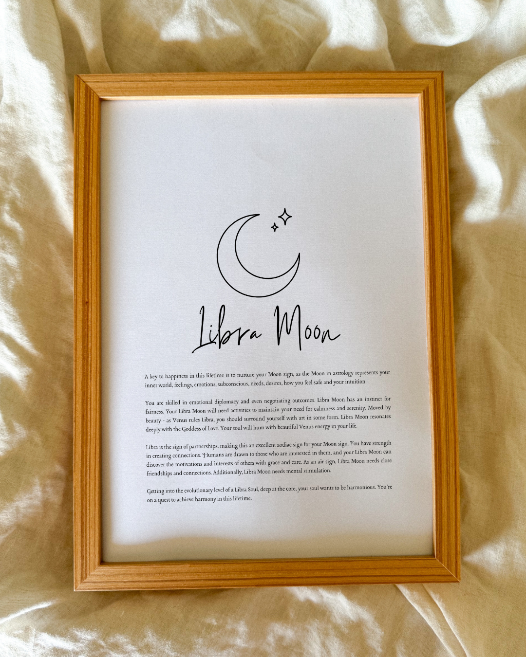 Libra Moon Sign Print