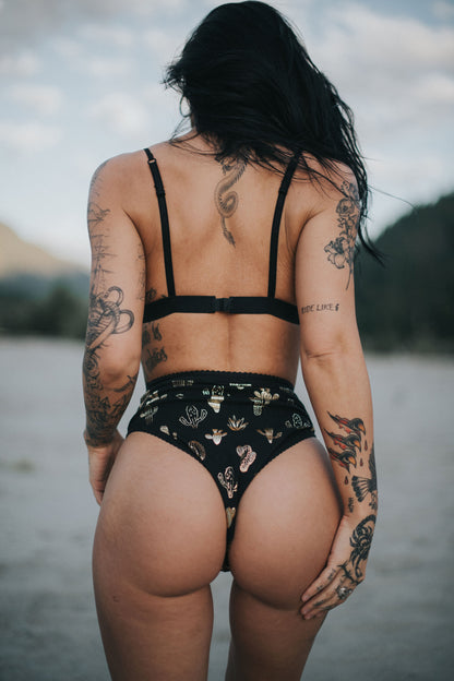 Desert Night Cactus Brief | Finding Rosie Lingerie & Festival Fashion Australia