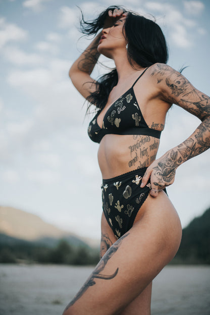 Desert Night Cactus Brief | Finding Rosie Lingerie & Festival Fashion Australia