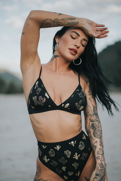 Desert Night Cactus Brief | Finding Rosie Lingerie & Festival Fashion Australia